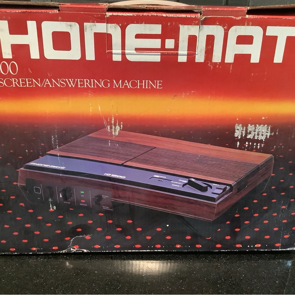 Phone-Mate Telephone Answering System Machine IQ-1200 Cassette Call Record NEW